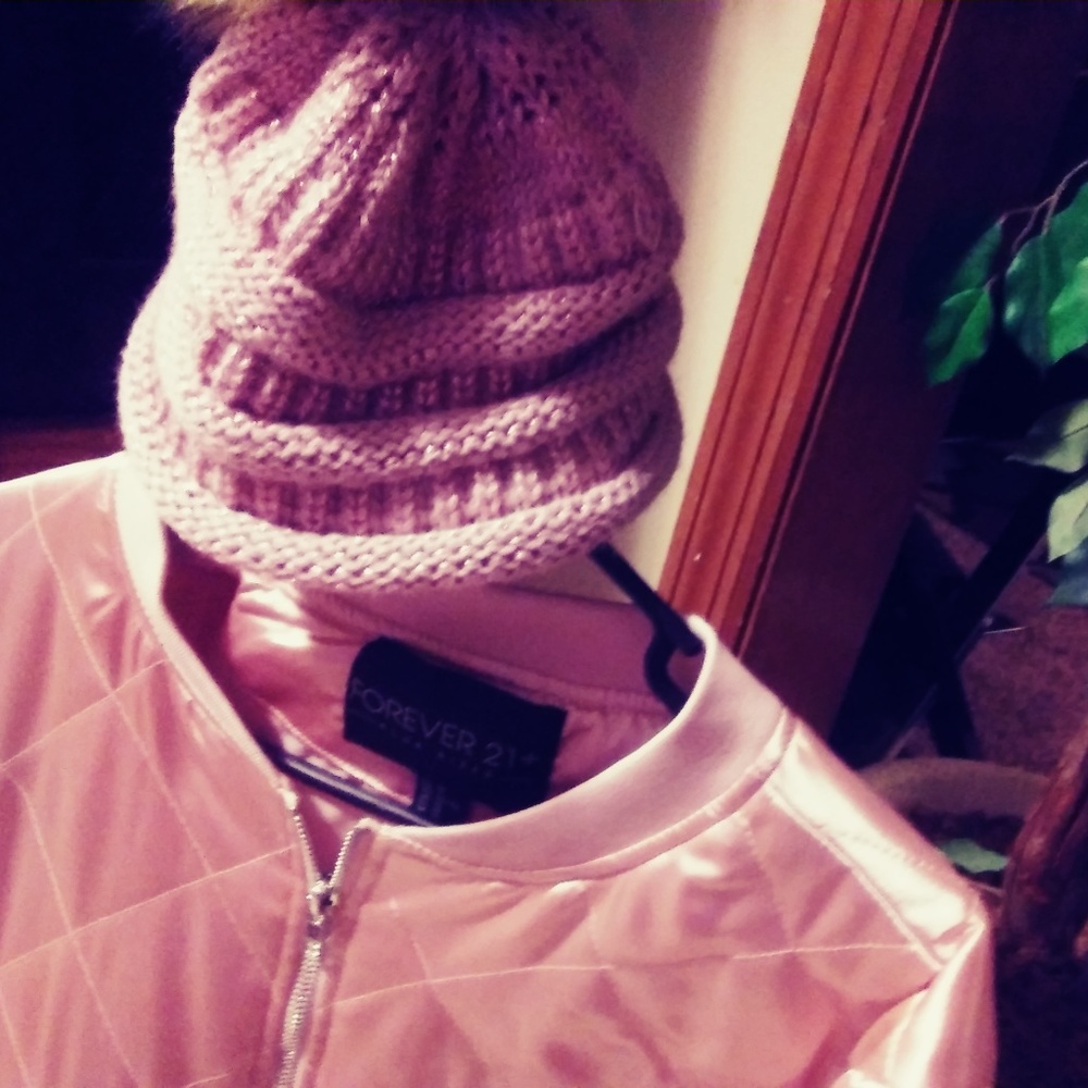 pink jacket